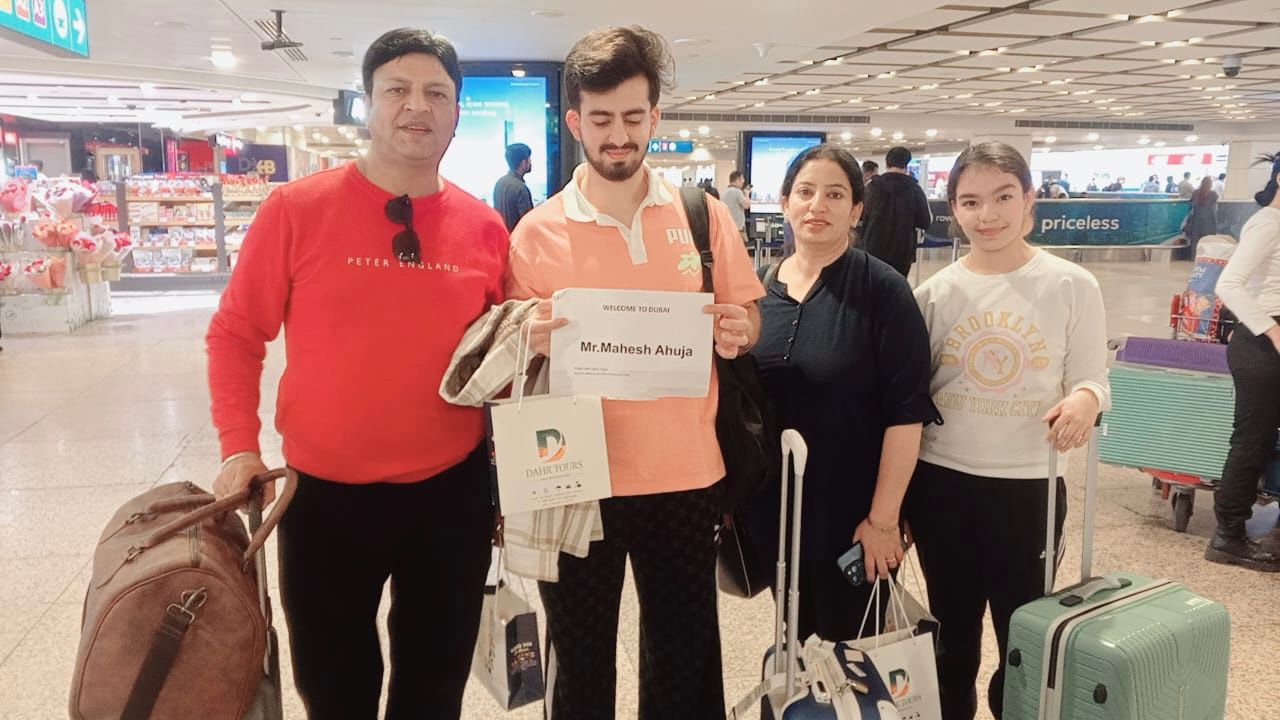 Dubai-Mr Mahesh Ahuja and Family